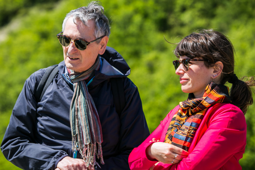 Rodlfo Coccioni, University of Urbino, and Alice Lombardelli, Vice-Mayor of Urbania